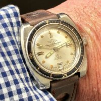 Reloj diver submarino bisel de baquelita revisado