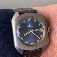 Reloj suizo edox con dos tapas