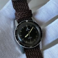 Reloj sandoz diver acero corona firmada