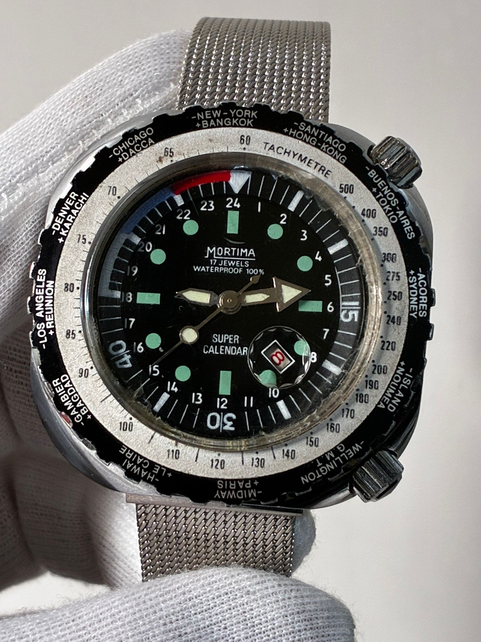 Reloj mortima 2 coronas horario 24 horas - Imagen 5