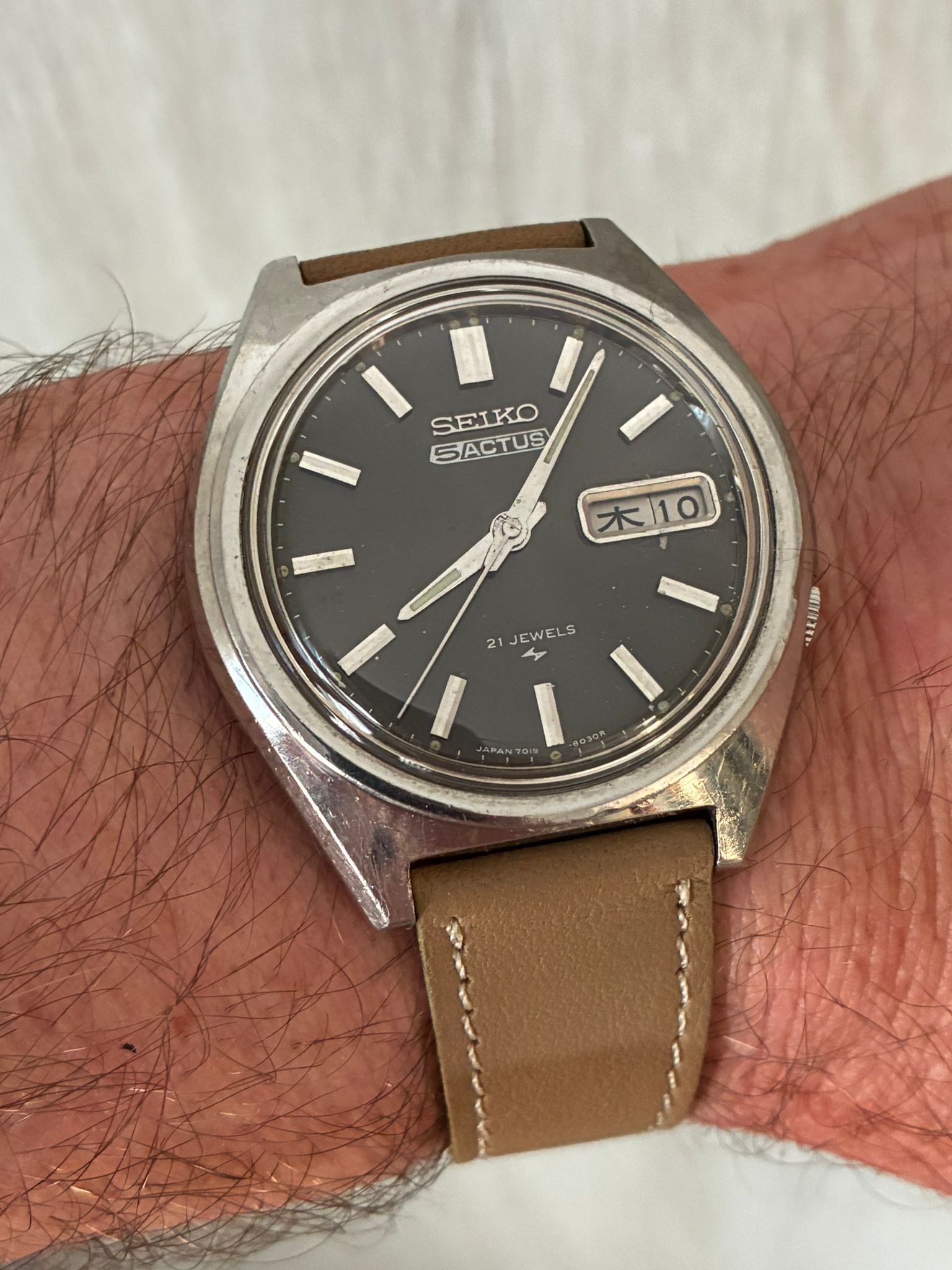 Reloj Seiko 5 actus automático ref 7019