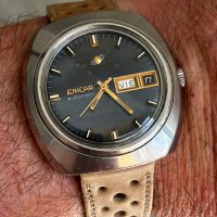 Reloj Enicar automático esfera bitono