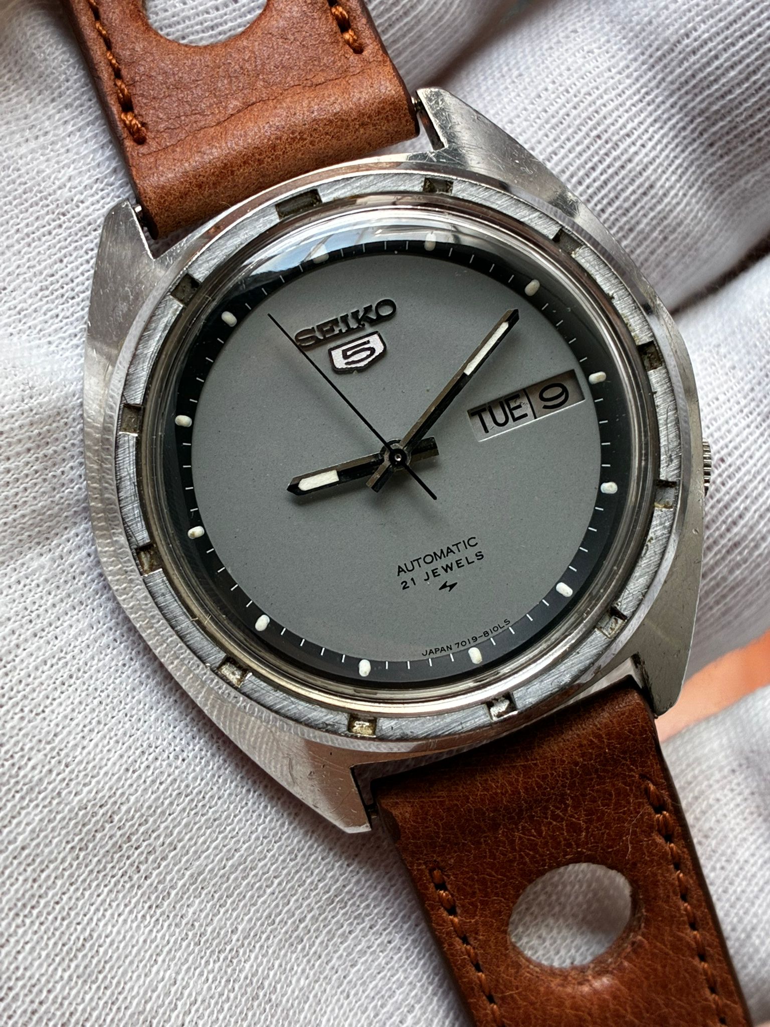 Reloj Seiko automático ref 7019 revisado