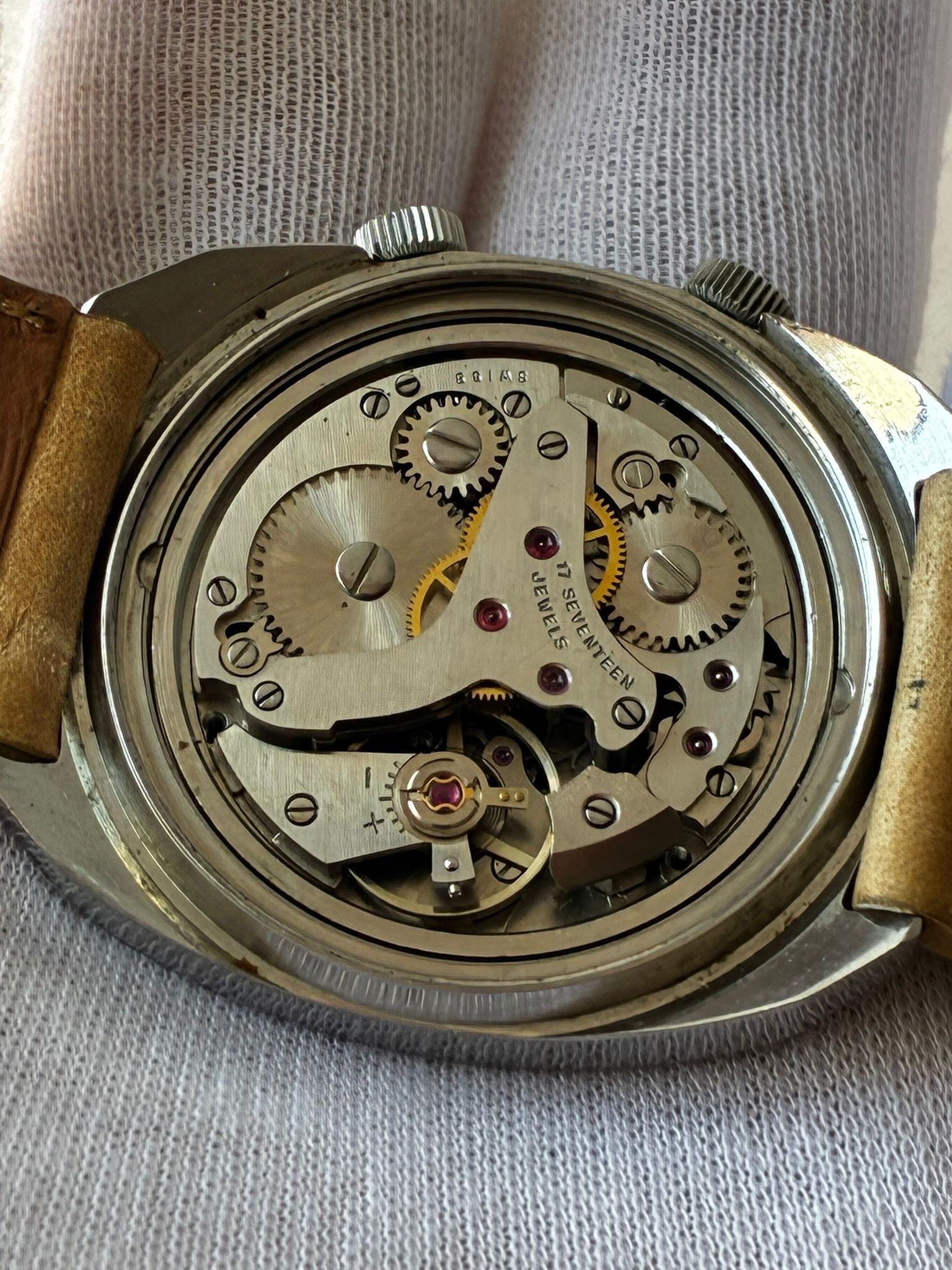 Reloj cristal Watch alarma sonora 2 coronas - Imagen 5