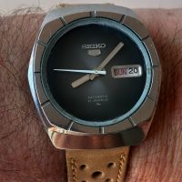 Reloj Seiko automático esfera verde ref 7019