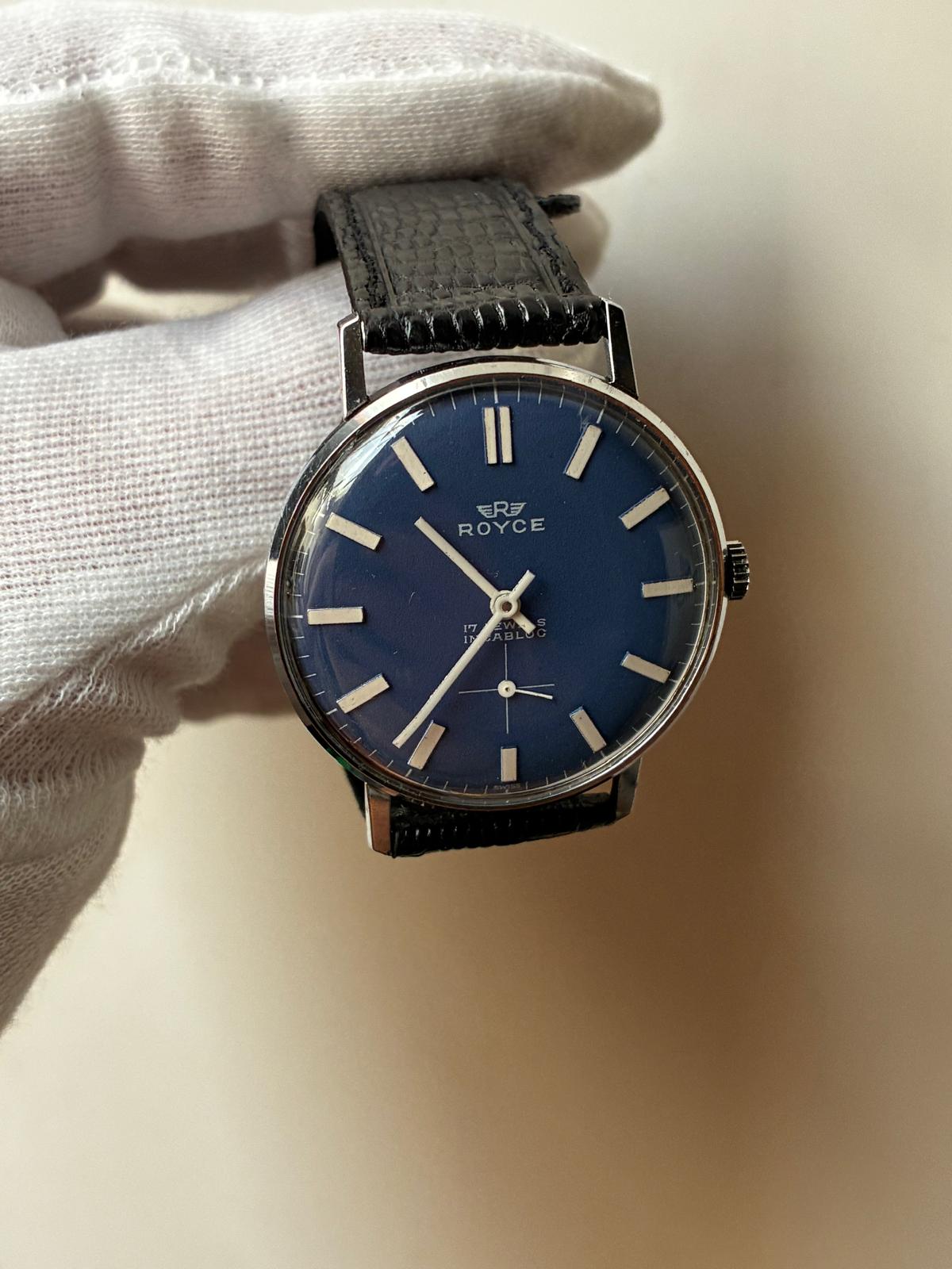 Reloj royce esfera azul espectacular - Imagen 2