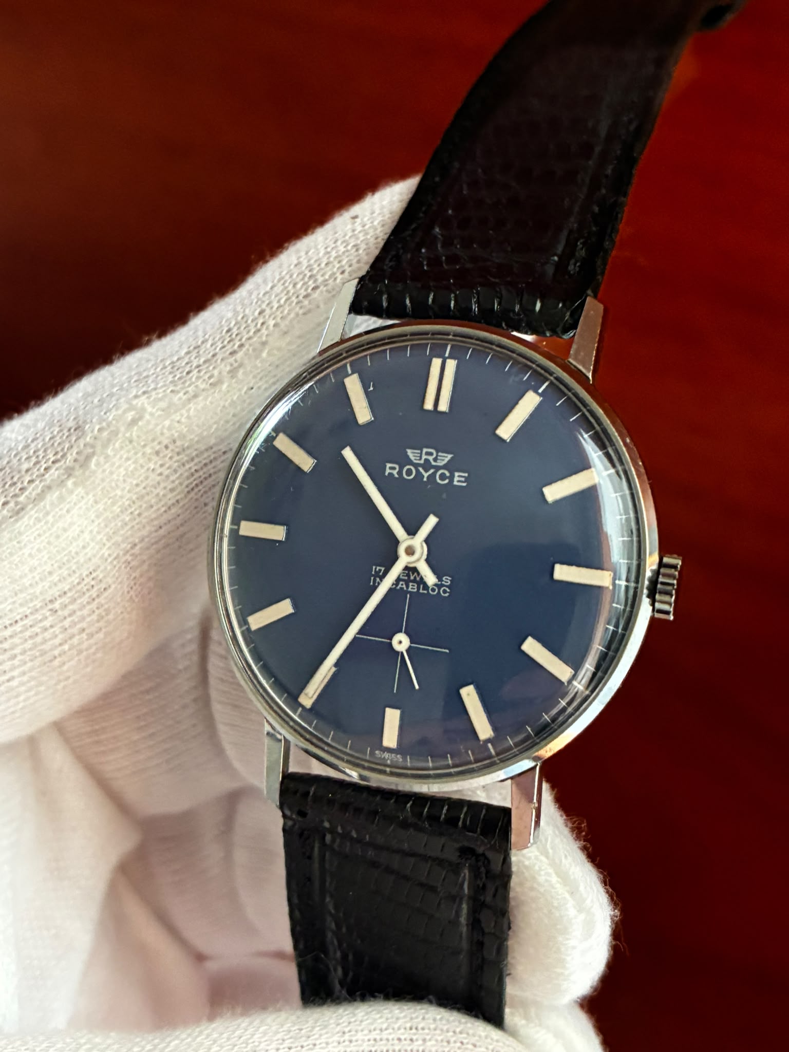 Reloj royce esfera azul espectacular - Imagen 3