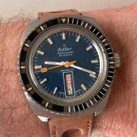 Reloj diver caja acero bisel de baquelita automático