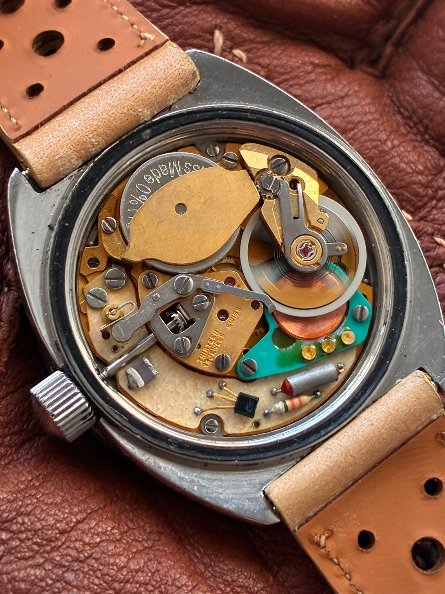 Reloj diver Radiant electrónic bisel de baquelita - Imagen 7