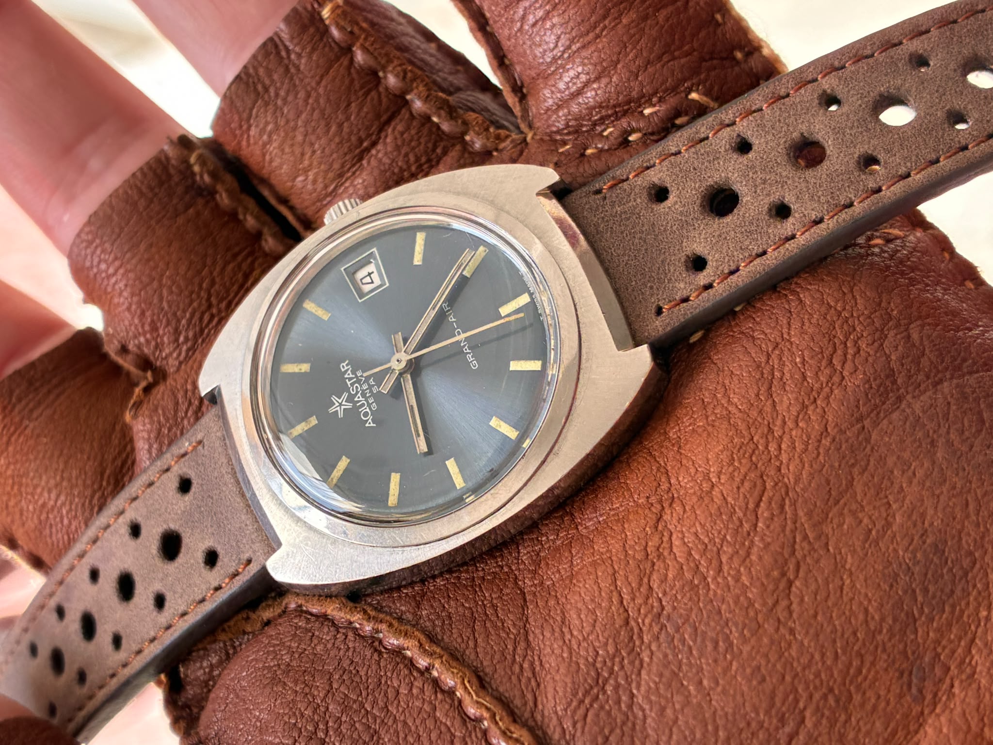 Reloj aquastar automático grand air revisado - Imagen 3