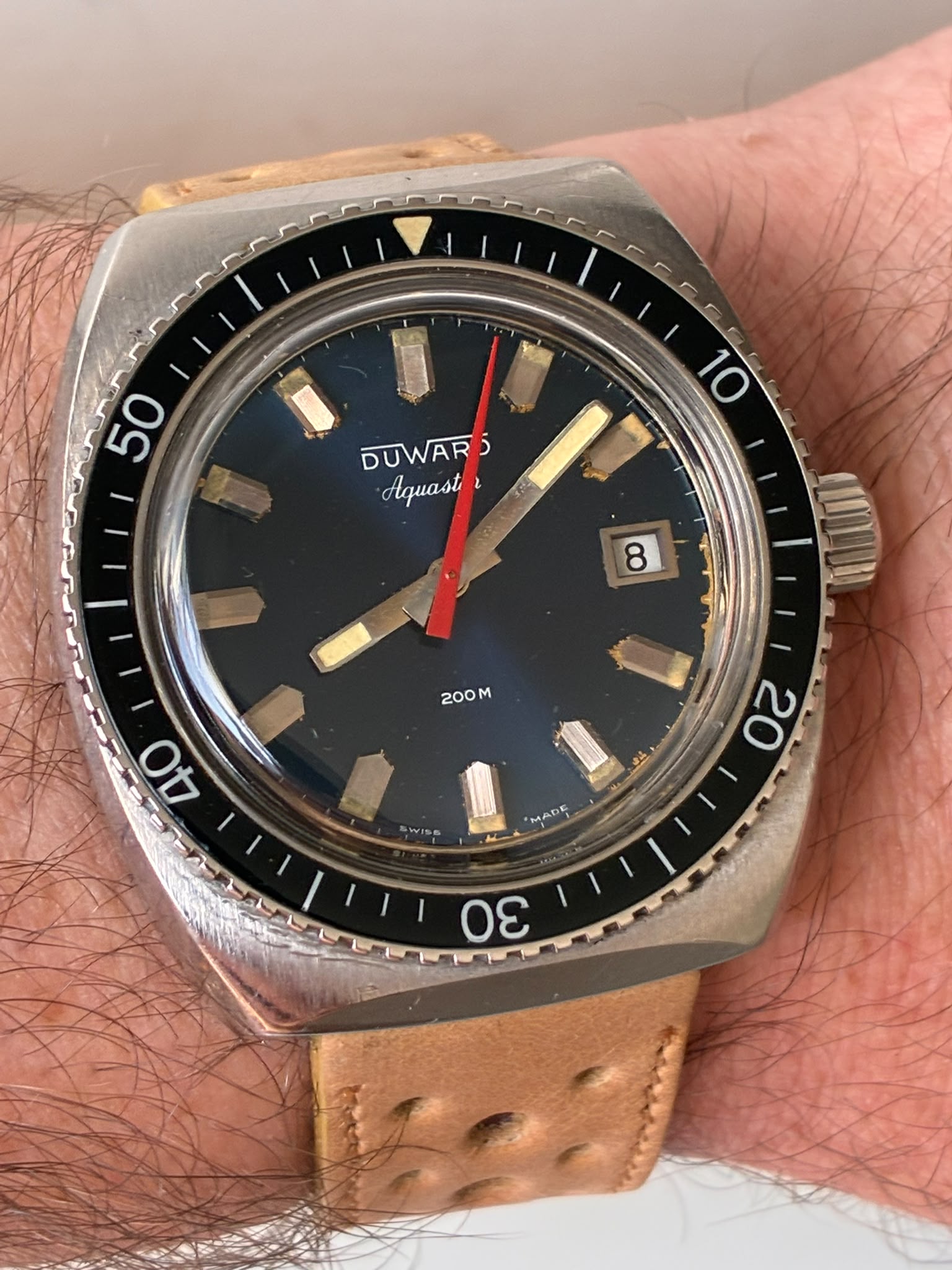 Reloj diver DUWARD aquastar 200 metros automático