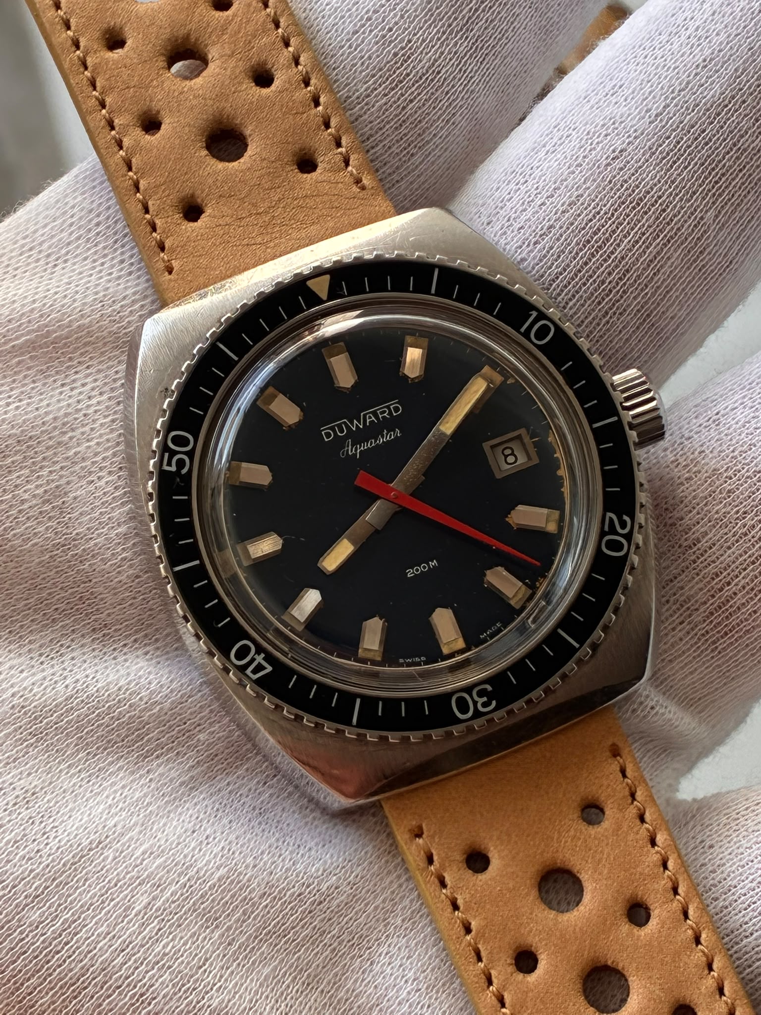Reloj diver DUWARD aquastar 200 metros automático - Imagen 3
