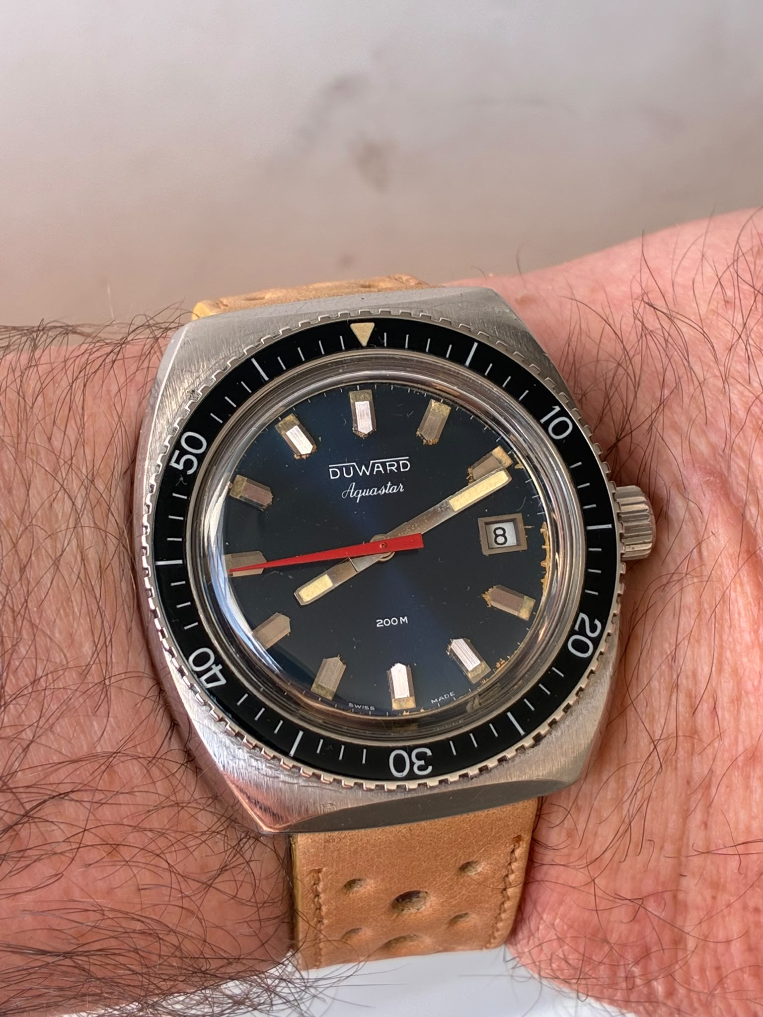 Reloj diver DUWARD aquastar 200 metros automático - Imagen 4