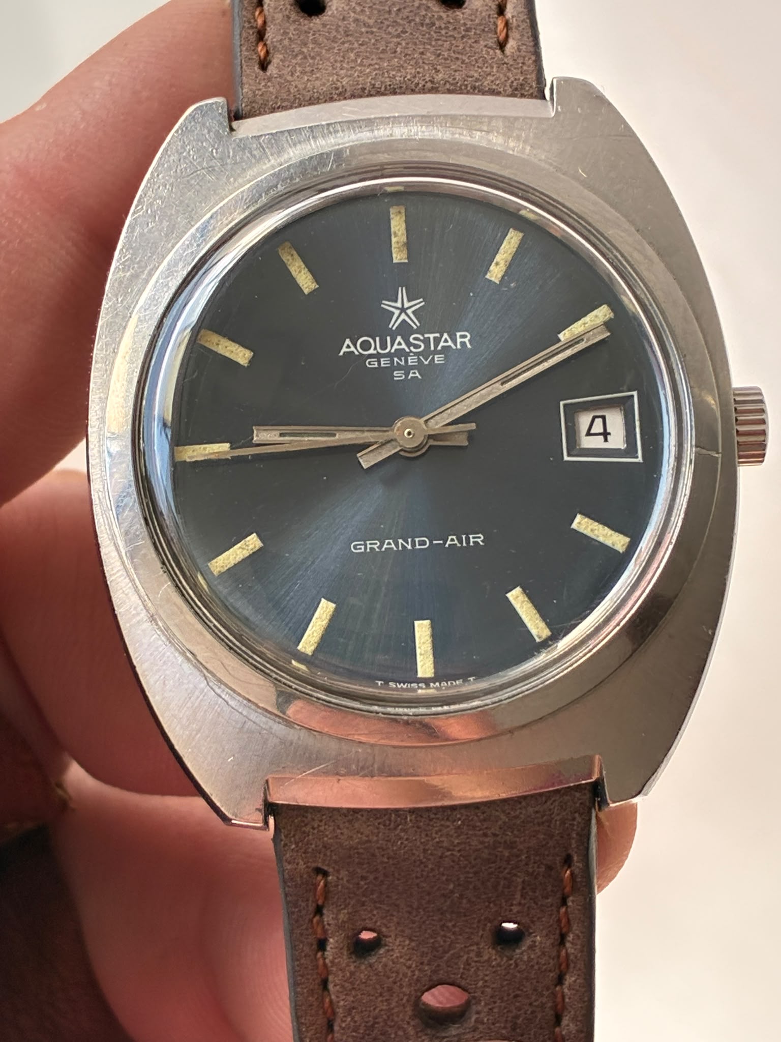Reloj aquastar automático grand air revisado - Imagen 4