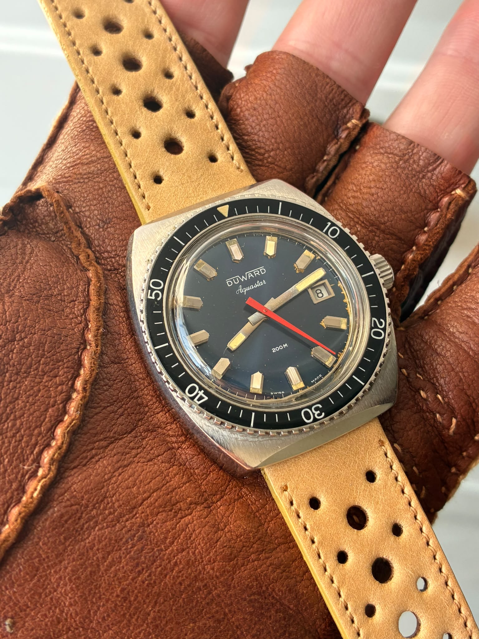 Reloj diver DUWARD aquastar 200 metros automático - Imagen 8