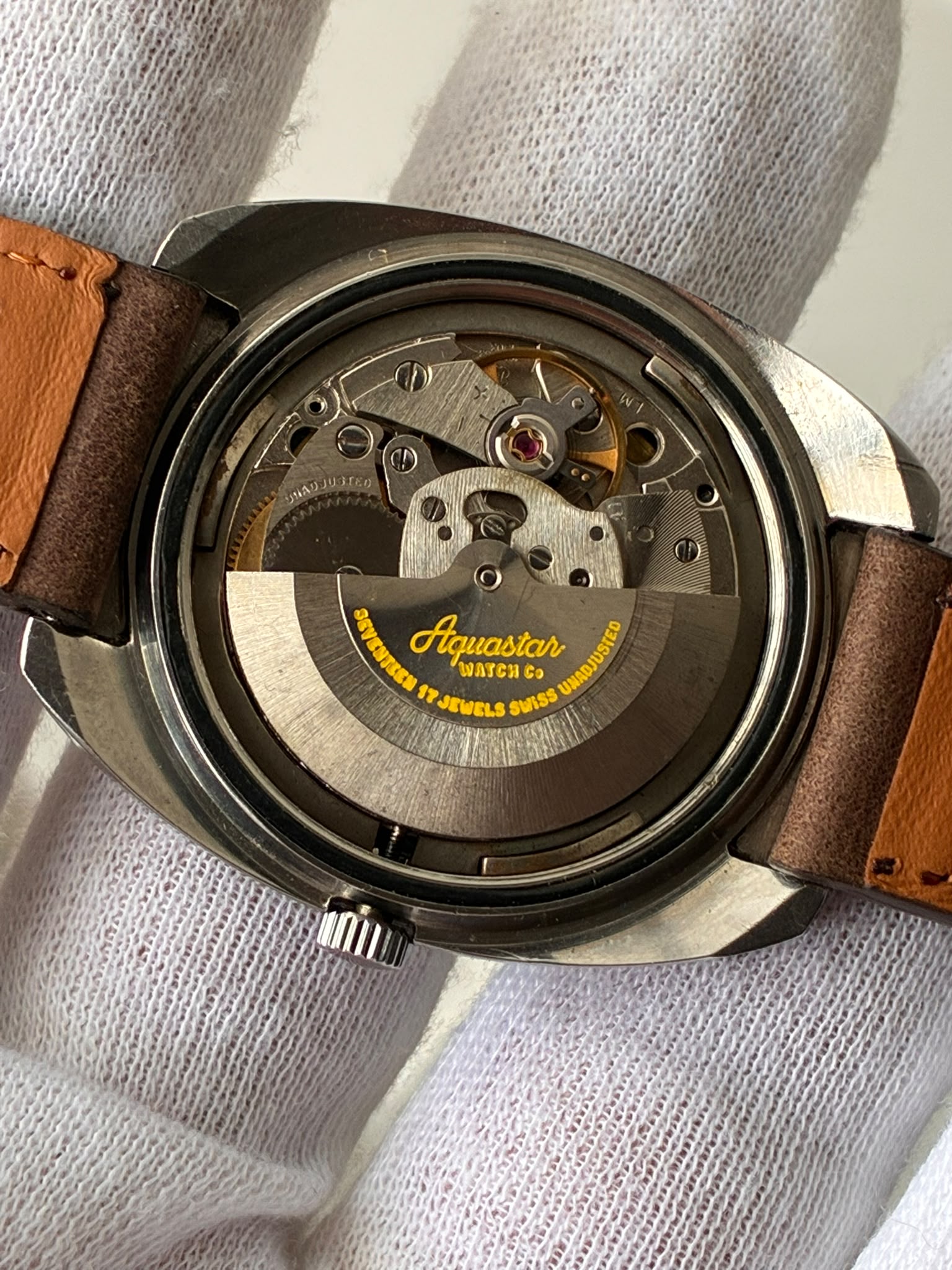 Reloj aquastar automático grand air revisado - Imagen 6