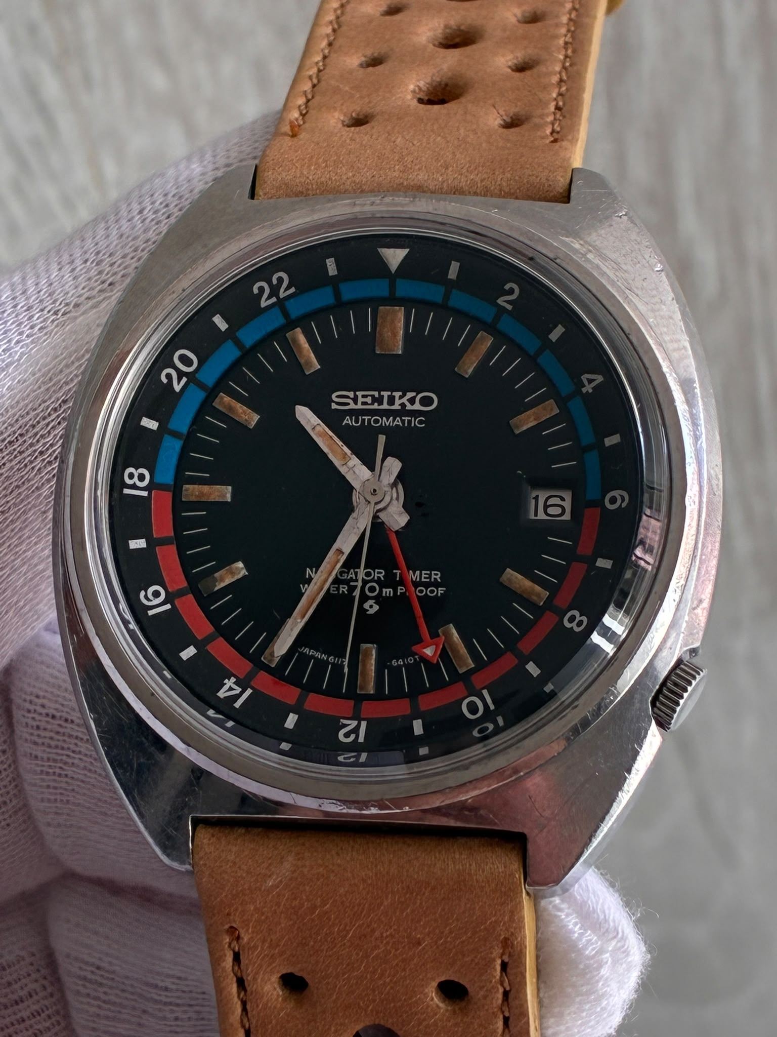 Reloj Seiko world time automático