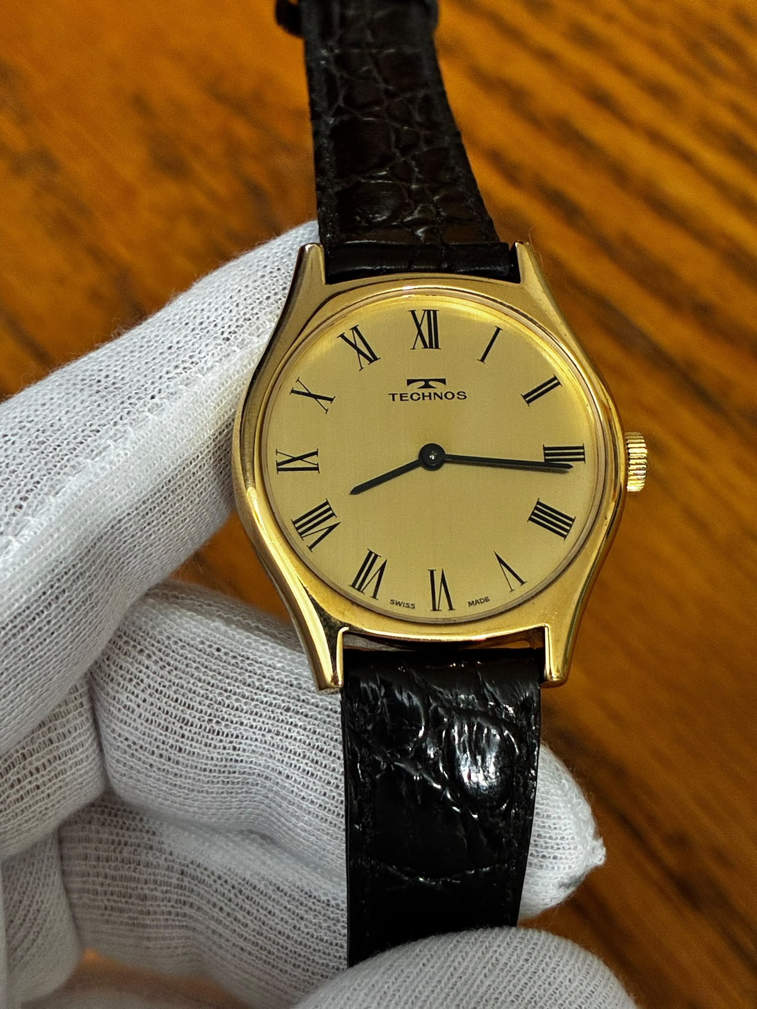 Reloj technos de cuerda nos antiguo stock de relojería sin uso - Imagen 2