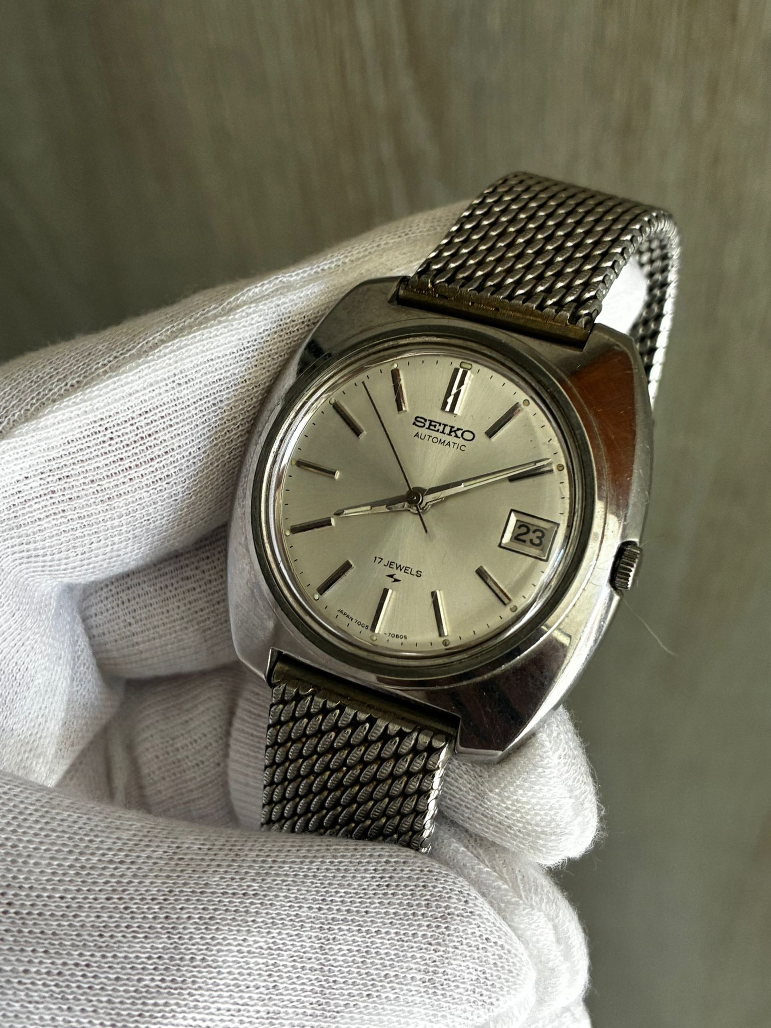 Reloj Seiko automático revisado Armis ZRC milanesa - Imagen 3