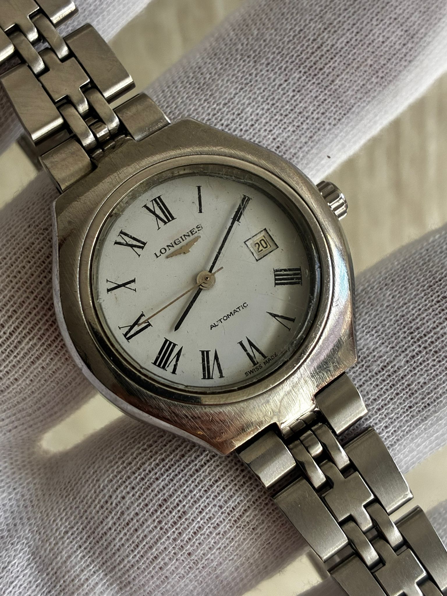 Reloj longines automático esfera números romanos - Imagen 4