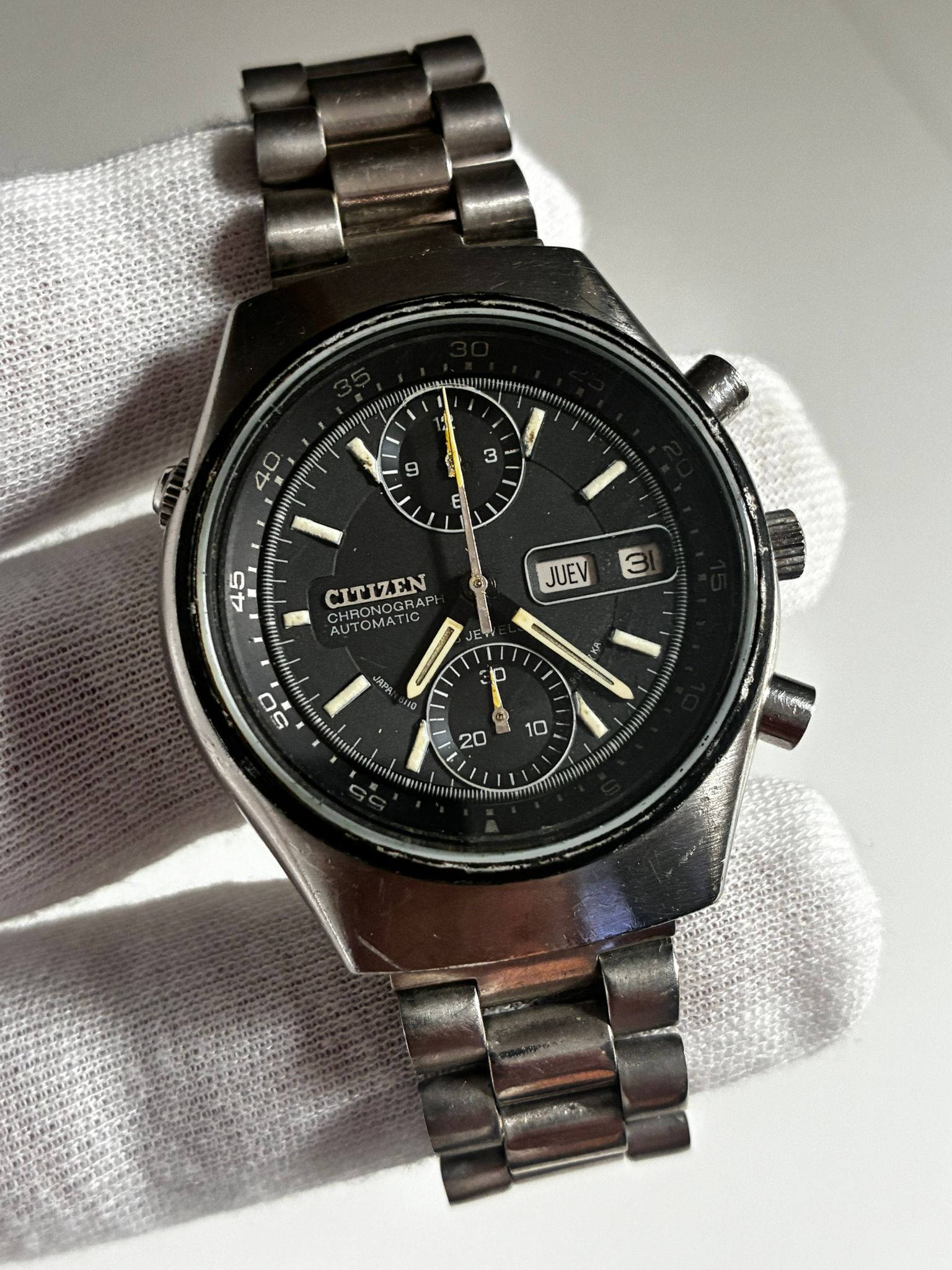 Reloj Citizen automático Cronografo flayback años 70