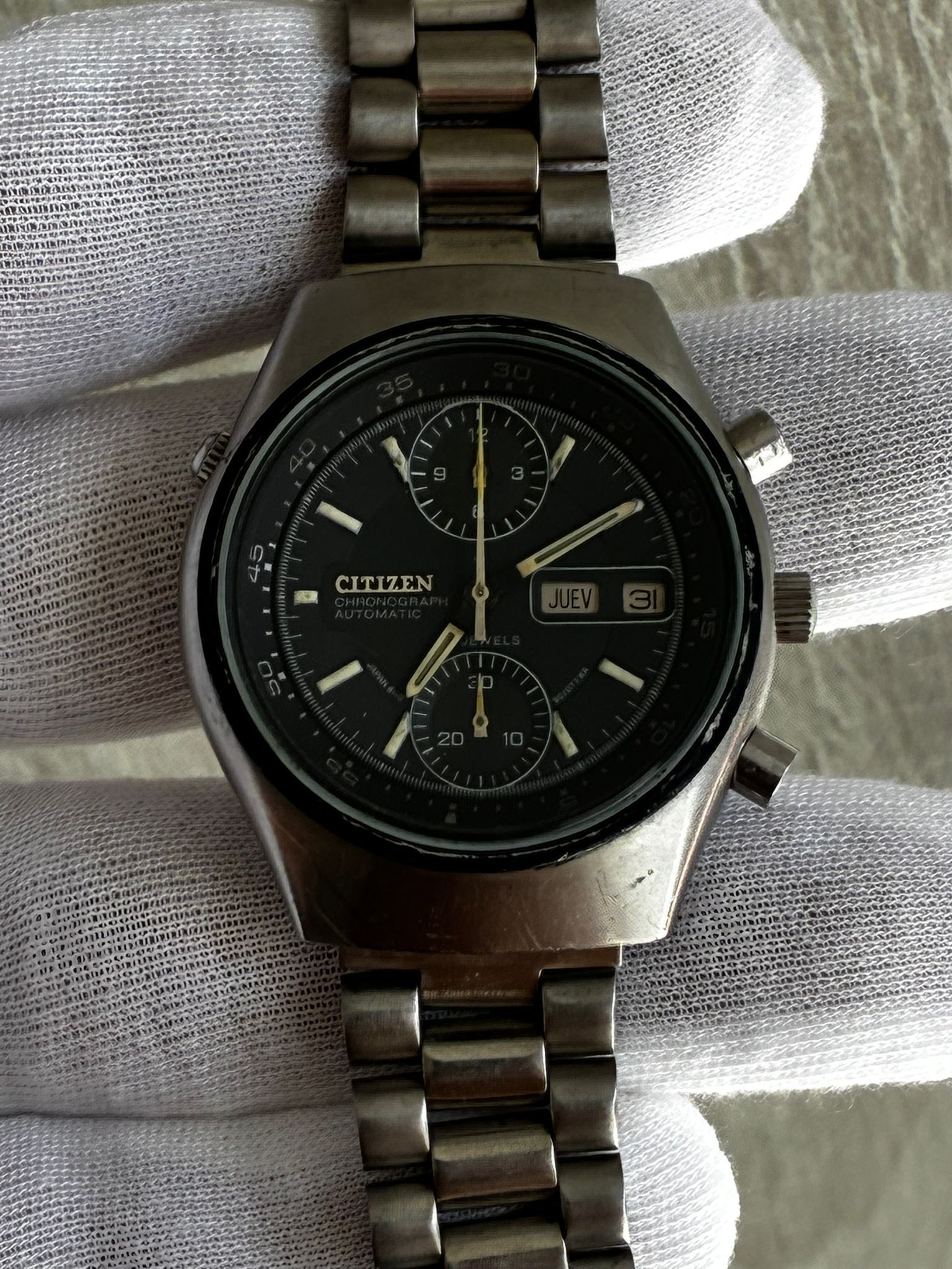 Reloj Citizen automático Cronografo flayback años 70 - Imagen 4