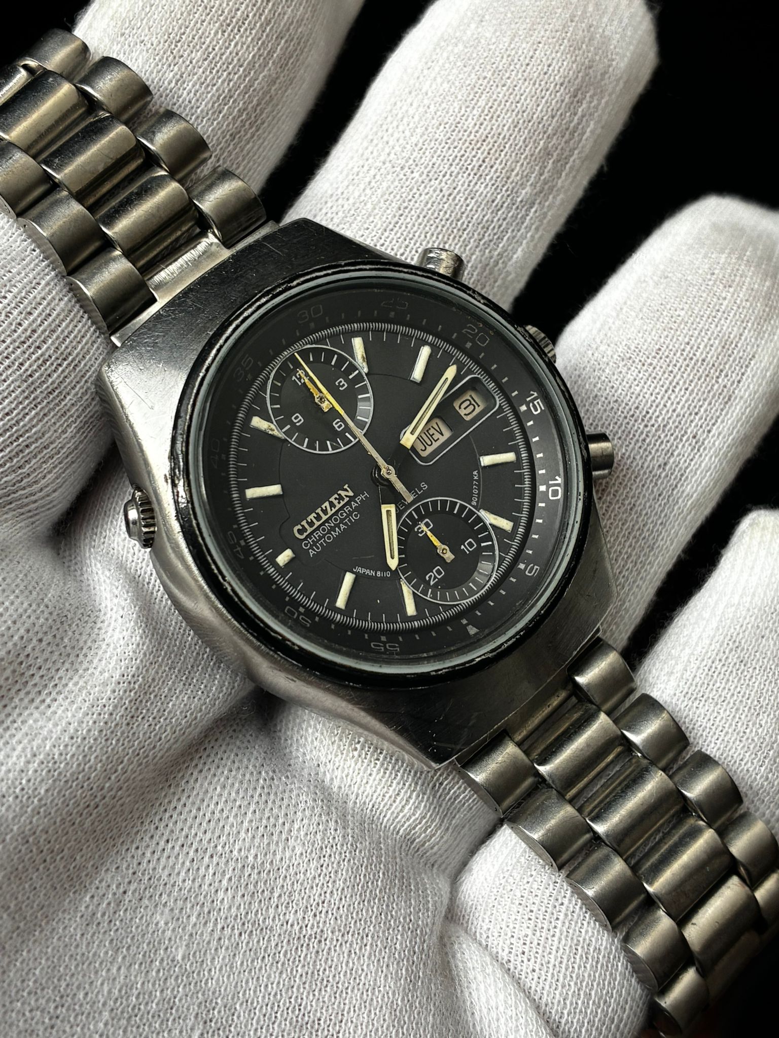 Reloj Citizen automático Cronografo flayback años 70 - Imagen 5