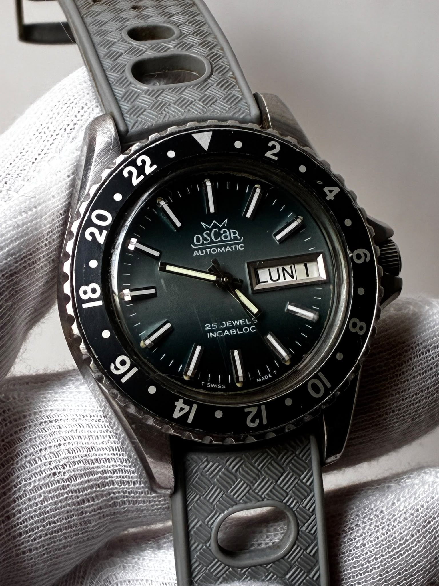 Reloj diver automático caja de acero Oscar - Imagen 6